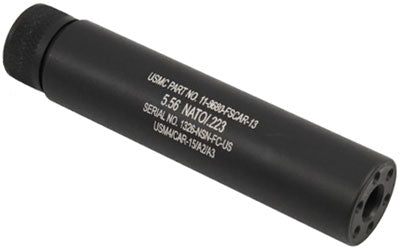 Guntec AR15 Fake Suppressor Slip Over Barrel Shroud Black