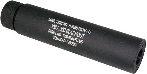 Guntec AR10 Slip-On Fake Suppressor Black