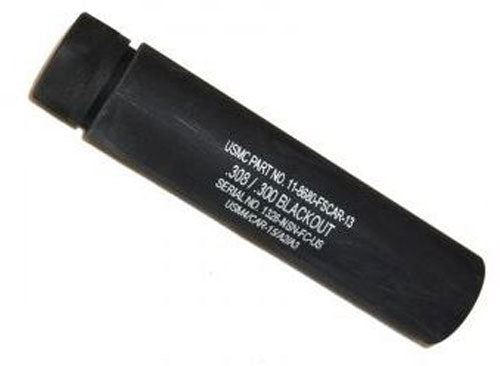 Guntec AR308 5.5" Threaded Fake Suppressor 5/8x24 Black
