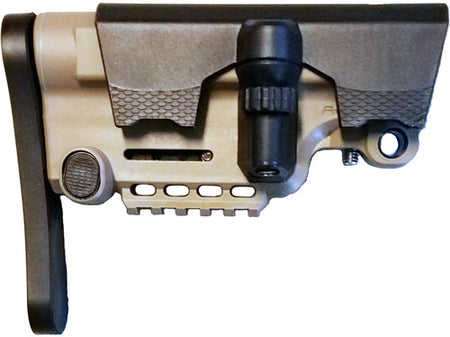 AB Arms AR-15 Urban Sniper Mil-Spec Stock with Cheek Riser Flat Dark Earth