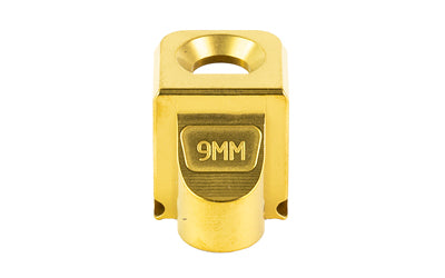 Zaffiri Precision 9MM Blowhole Comp, Glock 43/43X/48, 1/2x28 Thread, TiN Gold Finish ZP.COMP.43.G