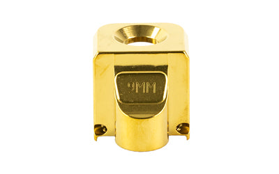 Zaffiri Precision 9MM Blowhole Comp, Glock 17/19/34 Gen 1-5, 1/2x28 Thread, TiN Gold Finish ZP.COMP.G