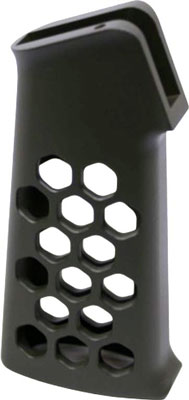 Guntec Airlite Honeycomb Skeletonized Aluminum Pistol Grip BLK