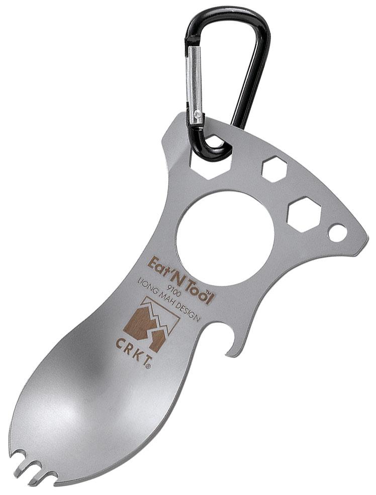 CRKT Eat N Tool Bead Blast - Camping Multi-Tool Spork with Bottle Opener and Screwdriver