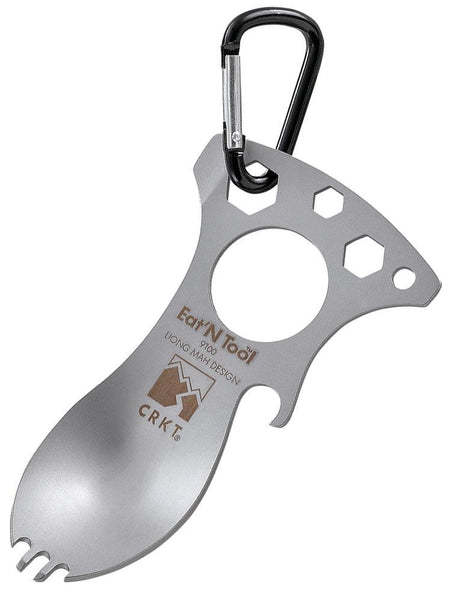 CRKT Eat N Tool Bead Blast - Camping Multi-Tool Spork with Bottle Opener and Screwdriver