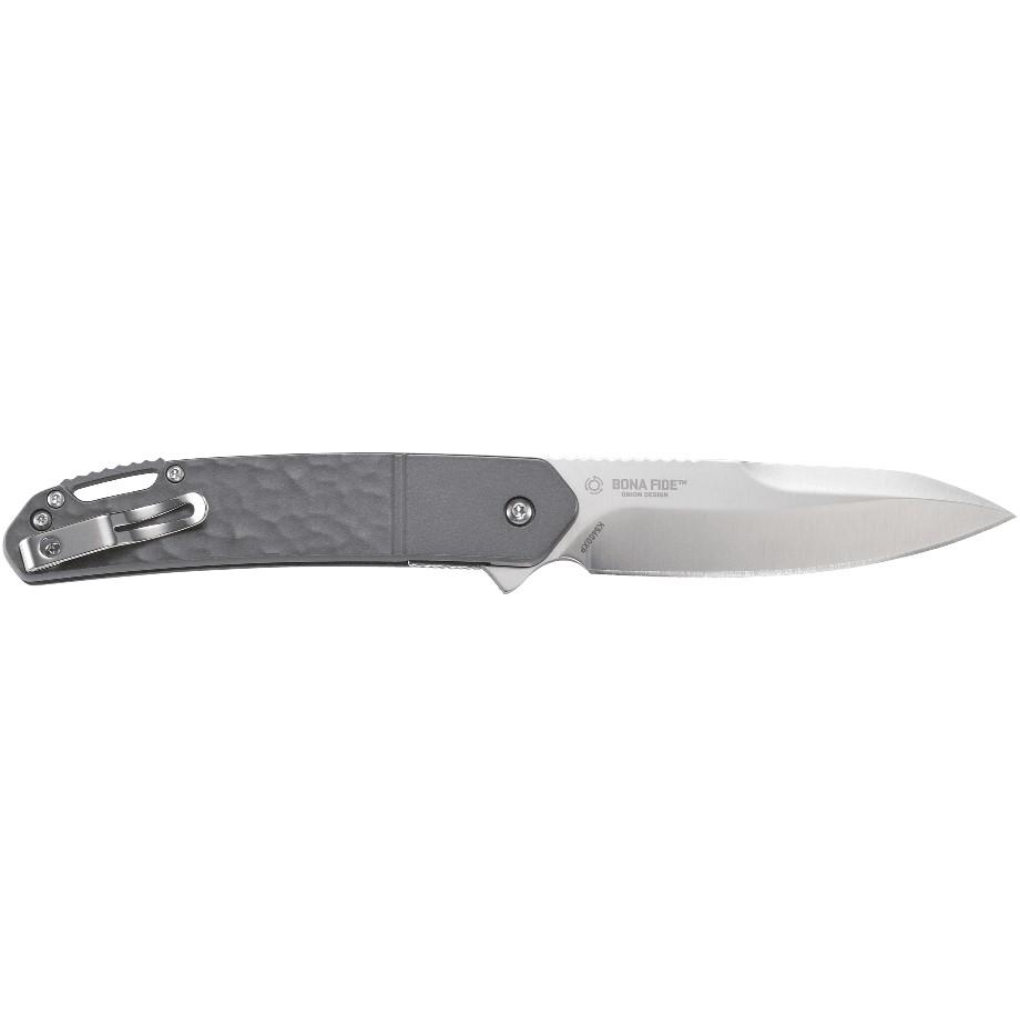 CRKT Bona Fide EDC Folding Knife 3 3/5" Blade Silver/Grey