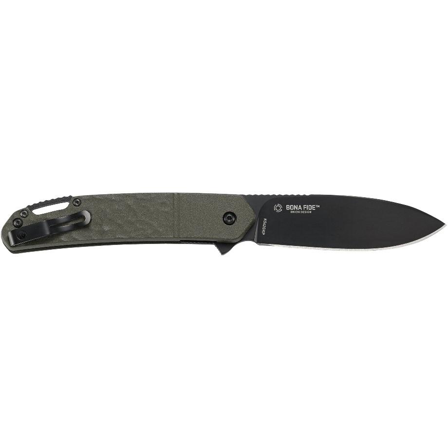 CRKT Bona Fide Field Strip OD Green Folding Knife 3.5 Inch Blade