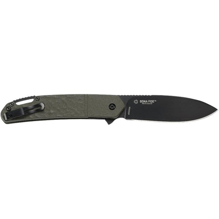 CRKT Bona Fide Field Strip OD Green Folding Knife 3.5 Inch Blade