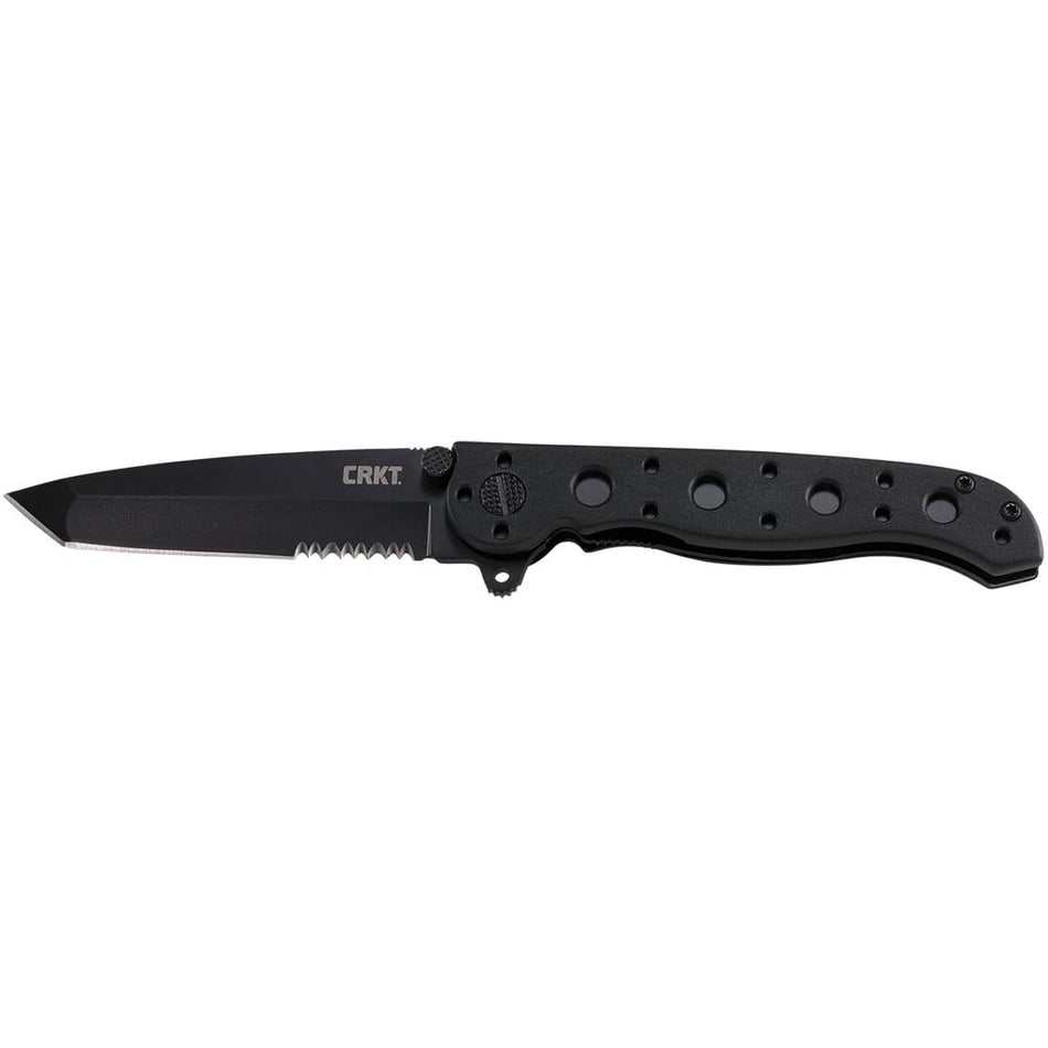 CRKT M16-10KZ Kit Carson Flipper Folding Knife - Partially Serrated