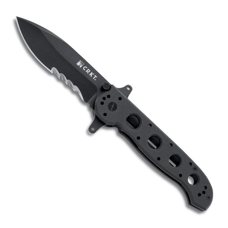 CRKT M21-14SFG Kit Carson Special Forces Folding Knife G10 Scales Veff Serrations