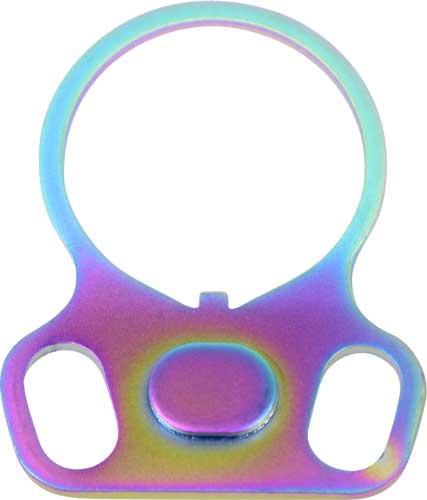 Guntec AR-15 Ambidextrous Single Point Sling Adapter Rainbow PVD