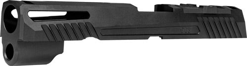 Grey Ghost Precision Black Stripped Slide for SIG P320 Full Size V1