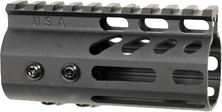 Guntec 4" M-LOK Ultra Light AR Handguard Black