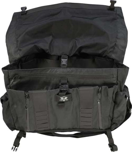 Grey Ghost Gear Black Waxed Canvas Wanderer Bag 2.0