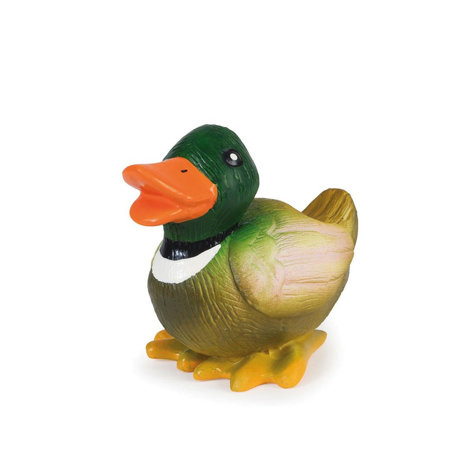 PetSafe Sportsmen Squeeze Meeze Duck Squeaky Latex Dog Toy