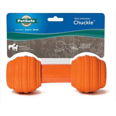 PetSafe Sportsmen Chuckle Interactive Treat Dispenser Toy for Dogs Over 20 lbs