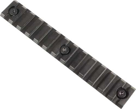 Guntec KeyMod 5-Inch Removable Accessory Rail Anodized Black