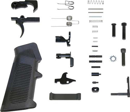 Guntec AR-15 Lower Parts Kit Including A2 Grip