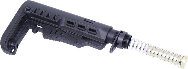 Guntec Collapsible Multi-Caliber Stock Set with QD Swivel Black