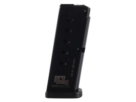 ProMag Diamondback Pistol Magazine .380 ACP 6rd Blued Steel