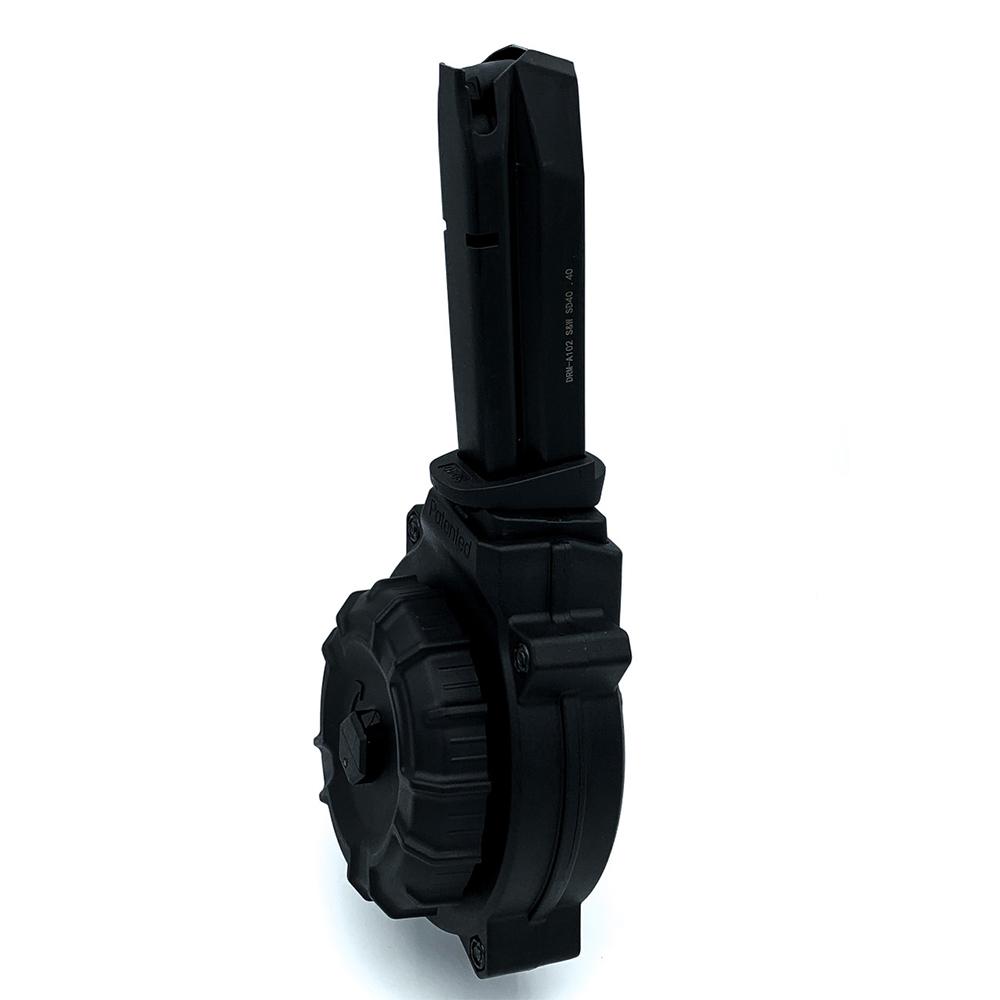 ProMag S&W SD40 .40 S&W 50/rd Drum Pistol Magazine Black Polymer