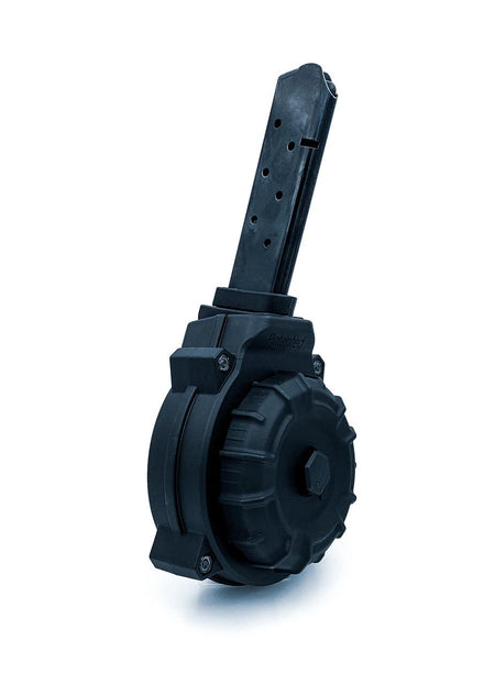 ProMag 1911 Government .45 ACP Drum Magazine 40rd Black Polymer