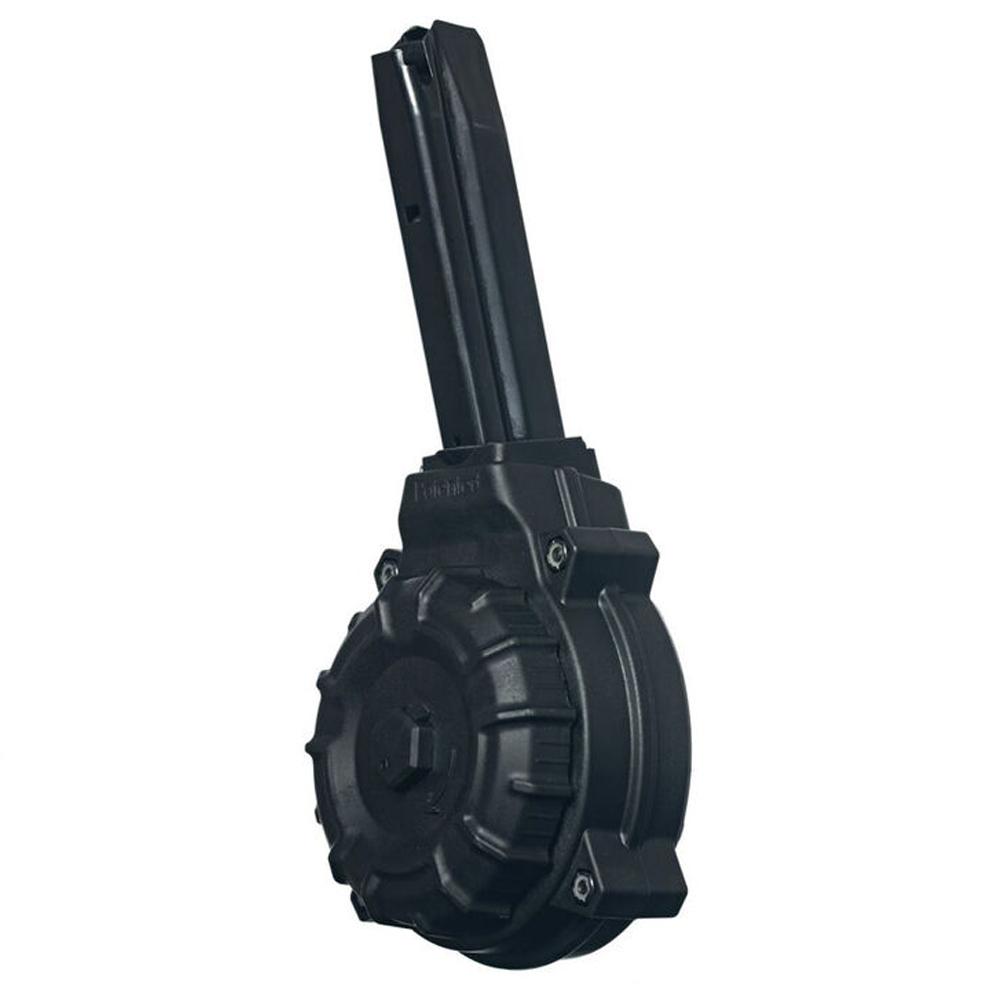 ProMag Ruger P Series Drum Magazine 9mm 50rd Black Polymer