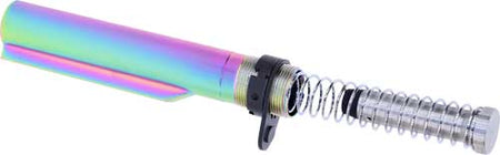 Guntec AR-15 Rainbow PVD Buffer Tube Kit with Buffer and Spring