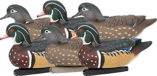 Zink Wood Duck Floater Decoy Set 6 Pack