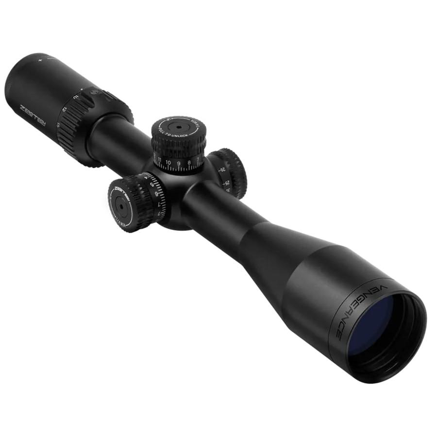 ZeroTech Vengeance 4-20x50 FFP Riflescope 30mm Tube PHR II Reticle Non-Illum Black