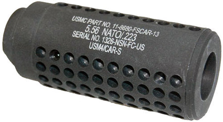 Guntec AR15 SOCOM Mini Fake Suppressor 1/2-28 Threaded Black