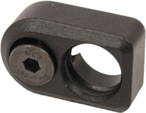 Guntec KeyMod QD Swivel Adapter Aluminum 1" Black