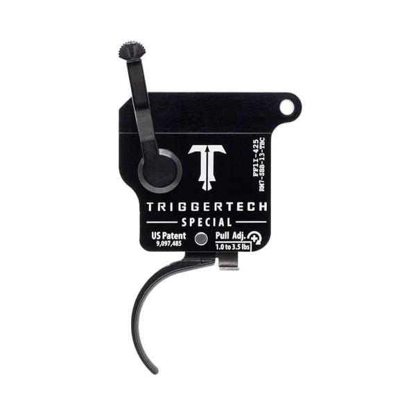 TriggerTech Rem Model 7 Special Curved Single Stage Trigger Black 1.0-3.5 lb