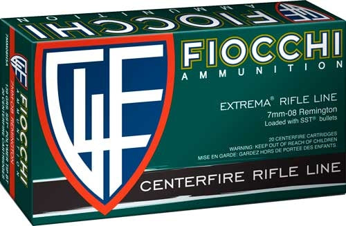 Fiocchi 7mm-08 Remington 7MM08HSA Hyperformance Super Shock Tip SST 139 Grain