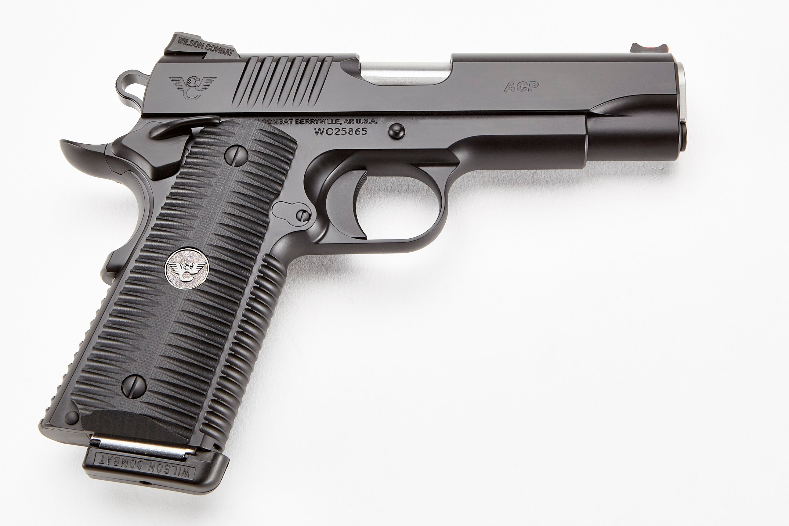 Wilson Combat ACP-COM-45A Commander .45 ACP Pistol, 4.25" Barrel, 8+1 Capacity, Black Ambi Safety