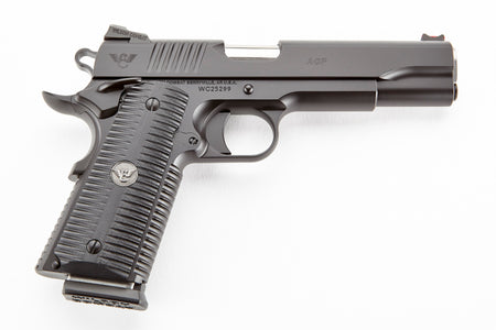 Wilson Combat ACPFS9A Full-Size 9mm Luger 5" Pistol - Black Armor-Tuff Finish, G10 Grips, Ambi Thumb Safety