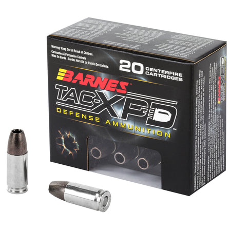 Barnes 9mm Luger/Parabellum 21551 TAC-XPD® DEFENSE HANDGUN +P TAC-XP 115 Grain