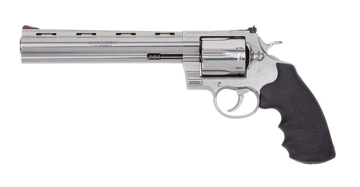 Colt Anaconda .45 Colt 6-Round 8" Stainless Revolver, Black Grip