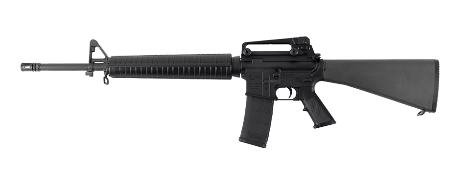 Colt AR15A4 5.56x45mm NATO 20" Rifle, Black Chrome Moly Barrel, A2 Fixed Stock