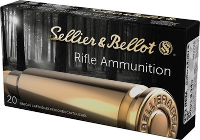 Sellier & Bellot (S&B) .222 Remington SB222A Soft Point SP 50 Grain