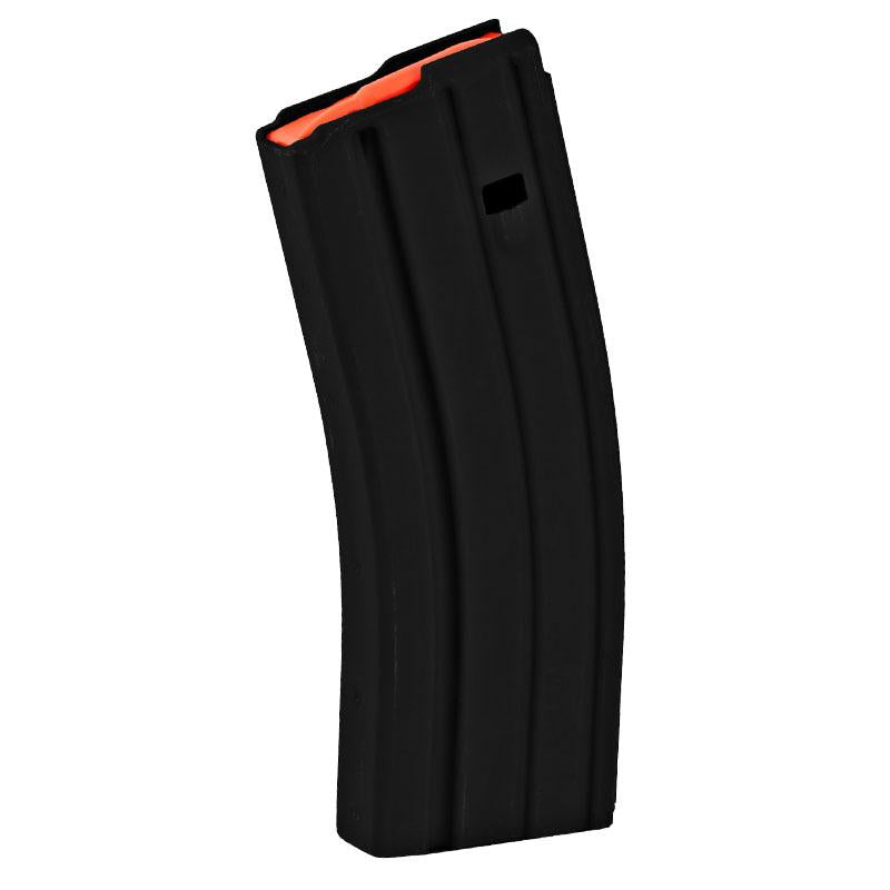ASC AR-15 Family .223 Remington 30/rd Black Aluminum Magazine Orange Follower