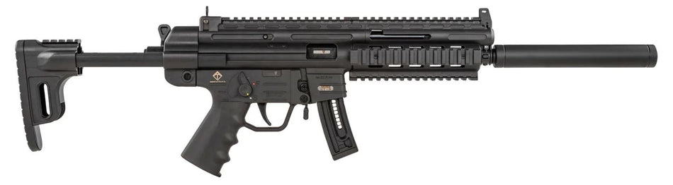 GSG GSG-16 CA Compliant Full-Size .22 LR 10+1 16.25" Black Rifle with Collapsible Storage Stock, Right Hand