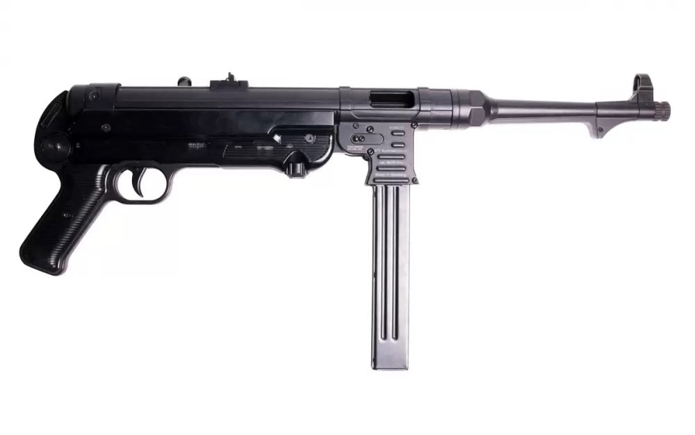 GSG MP40 9mm Luger Pistol, 10.80" Barrel, 25+1 Rounds, Black Polymer Grip - Right Hand