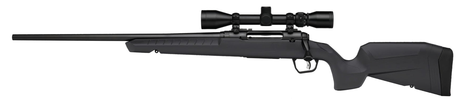 Savage Arms 32209 Axis II XP Combo .308 Win 4+1 22in Black Sporter Barrel, Fixed Gray Synthetic Stock, Left Hand, Boresighted 3-9x40 Scope