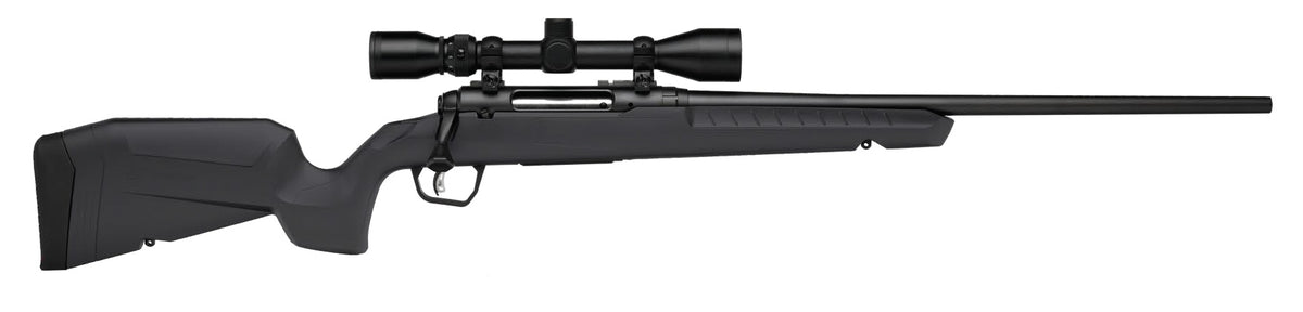 Savage Arms Axis 2 XP Combo 270 Win 22" Rifle, Gray Synthetic Stock, Weaver 3-9x40mm Scope