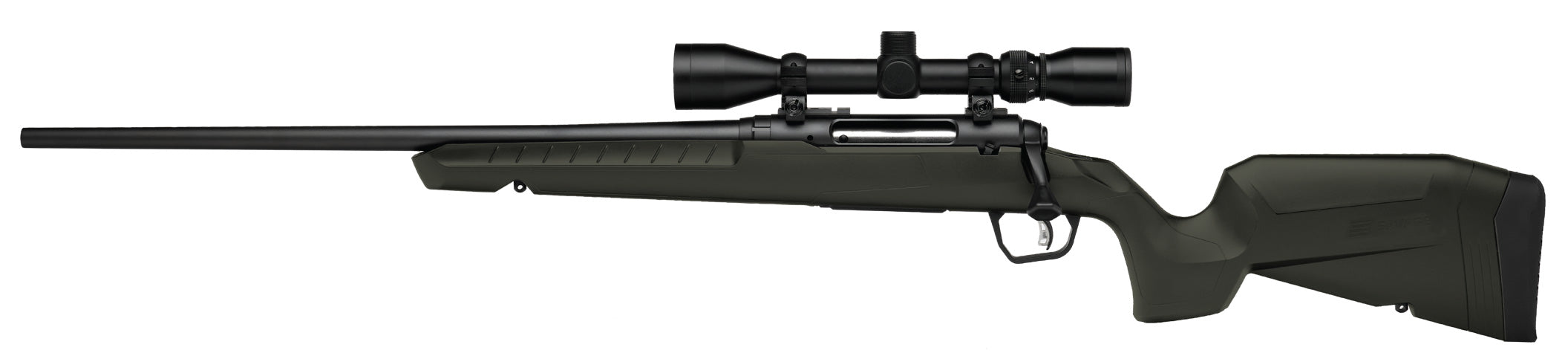 Savage Arms 32188 Axis II XP Combo Full-Size 350 Legend 4+1 18in Black Sporter Barrel, OD Green Synthetic Stock, Weaver 3-9x40mm Scope, Left Hand