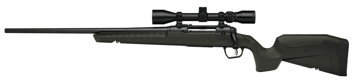 Savage Arms 32186 Axis II XP Combo Full-Size 7mm-08 Rem 4+1 22in Black Sporter Barrel, OD Green Synthetic Stock, Weaver 3-9x40mm Scope, Left Hand