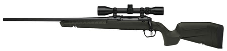 Savage Arms 32192 Axis II XP Combo 30-06 Springfield 4+1 22in Black Sporter Barrel, Fixed OD Green Synthetic Stock, Left Hand, Boresighted 3-9x40mm Scope