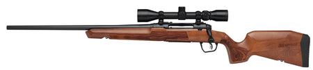 Savage Arms 32273 Axis 2 XP Combo .308 Win 4+1 22in Matte Black Sporter Barrel, Ergonomic Hardwood Stock, Left Hand, w/ Weaver 3-9x40mm Scope