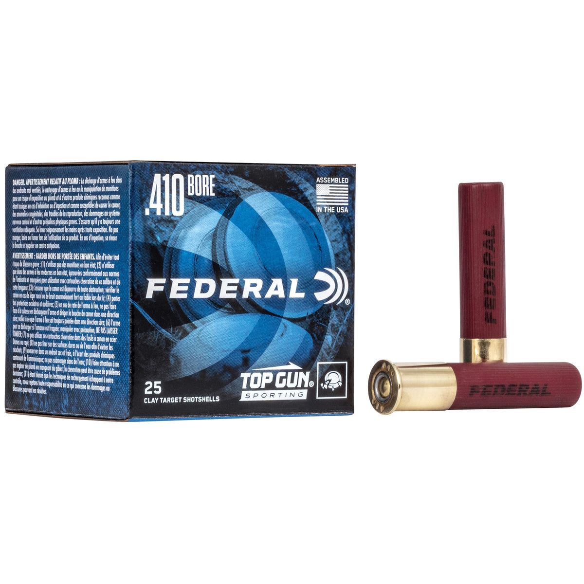 Federal .410 Bore TGS412147.5 Top Gun Sporting 2.5" 1/2oz 7.5 Shot